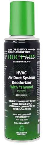 Air Freshener for HVAC System, Commercial, Residential & Cars| Made with Thyme extract, natural Plant based product Now available in a Concentrated Formula for maximum effectiveness (PACK 1)
