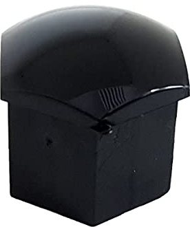 Skoda 1Z0601173041 Radschraubenkappe (1 Stück), schwarz glänzend