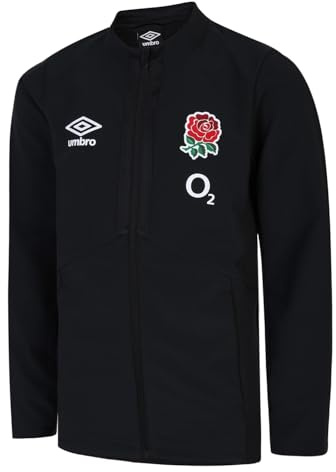 UMBRO Unisex England Anthem (O2) Jnr Jacke, Schwarz, XL