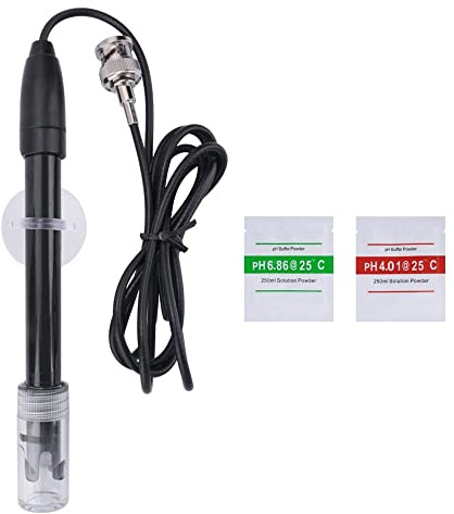 Doumneou PH-Ersatzsonde Aquarium Laborelektrode ph Meter Potentialtest BNC Q9 Anschluss