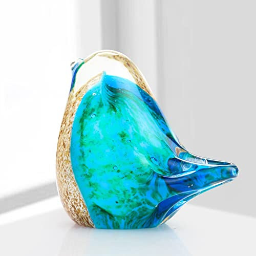 AAPIE Kristalldekoration Kristallfiguren Tierornamente Cartoon Glas Vogel Tischdekoration Heimdekoration Zubehör Briefbeschwerer Handwerk Geschenk Wohnkultur