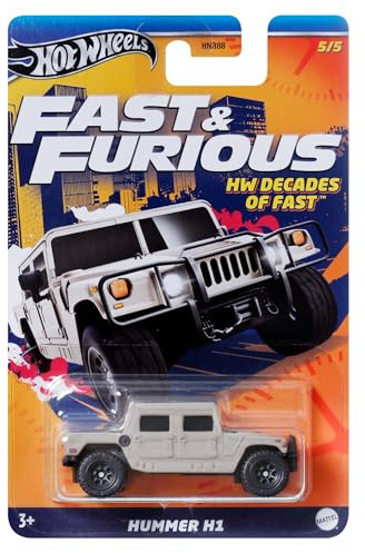 Hot Wheels Fast and Furious Auto Hummer H1 - HW Decades of Fast - Modell Die Cast Maßstab 1:64 - Länge 7 cm - HRW45