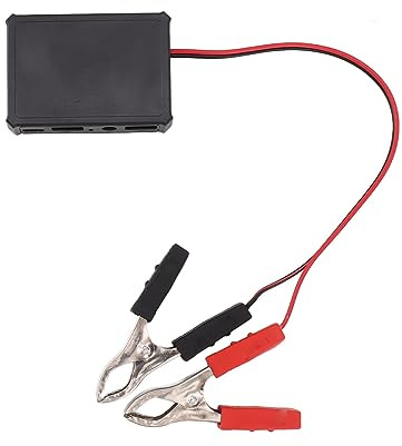 BORDSTRACT Pince Crocodile 12-24V Adaptateur USB | Câble d'extension sécurisé, régulateur de tension, pour appareil photo et téléphone.