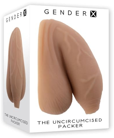 Gender X L'Incirconcis Packer Medium Godemichets Réalistes Flesh 11,6 Cm