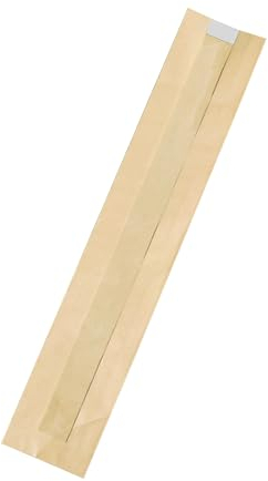 bephible Oil-resistant Bread Bags Long French Storage Bag 50pcs Baguette with Clear Window Homemade Loaf Solution Oil-proof Kraft Paper Packaging for Baking Yellow S