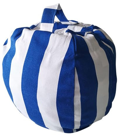 HCDZF Sitzsack Kinder, Spielzeug Aufbewahrung, Organizer für Kuscheltier, stofftier, faltbar Aufbewahrungstasche, Sofa-Sitz,Colour e,26 inch