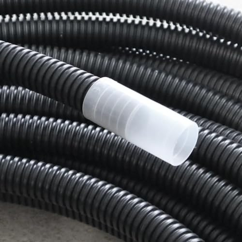 WITTKOWARE Kunststoffwellrohr-Verbindungsmuffe, Steckmuffen für flexible Elektrorohre, M16 (Innendurchmesser 16mm), 25 Stück