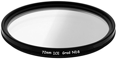 ICE GND8 Soft Grad ND8 Filter Neutral Density ND 3 Stop Optical Glass (72mm)