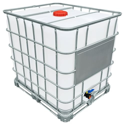 1000l IBC Container SCHÜTZ »EX-EV leitfähig« DN150/50 auf Stahlpalette NEU
