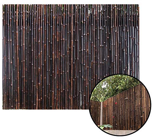 Rouleau de clôture de jardin - Décoration de style japonais - Paravent pour mur extérieur, terrasse, balcon, balustrade, bambou