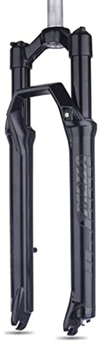 OUKMXSY Fourche de vélo 1-1/8, Alliage d'aluminium 27,5/29 Pouces, débattement de 100 mm, Frein à Disque, axe de 9 mm, Accessoires de Fourche mécanique pour VTT