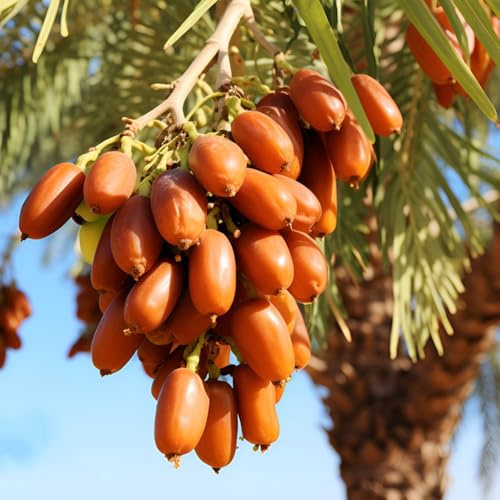 Semi di palma da datteri sapote, resistenti datteri in crescita fresca, esotiche giardino di resistente 55pcs