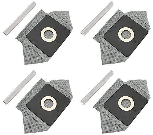 Zerodis Sacs à Poussière en Tissu Non tissé, Pièces d'appareils Ménagers, Sacs Filtrants à Ordures Réutilisables pour Fente pour Carte 10x11cm, 4 Pièces pour Aspirateur Domestique