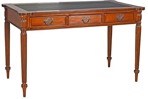 PALAZZO INT Historischer Schreibtisch im Kolonialstil Mahagoniholz 124cm