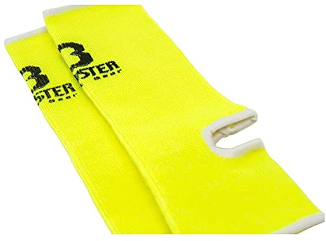 Booster Fußbandagen, Thai, gelb, Ankle Guard, Knöchelschoner, Fußschoner Größe L