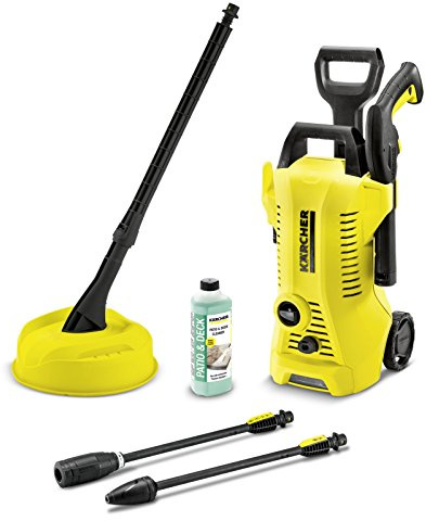 Kärcher K 2 Premium Full Control Home - Idropulitrice a Freddo, 110 Bar, 360 L/H, 20 M²/H di Pulizia, Pistola Alta Pressione Full Control, 2 Lance, 1 Lavasuperfici, Tubo da 4 m