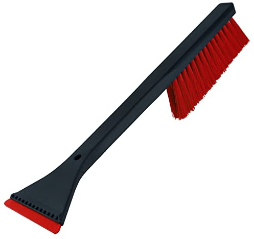L&P A060 Eiskratzer Murska Eisschaber 365mm Dreieck 85mm Schaber Schneebesen HIPS Schneebürste lang Schneefeger Schnee Bürste Besen Feger Original Finnland TOP Qualität (Farbe zufällig)