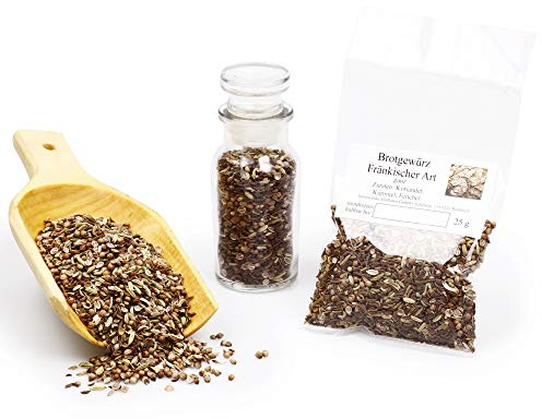 Brotgewürz nach fränkischer Art | Brotgewürzmischung ganz | Brotmischung | Brot Backmischung | glutenfrei | 25g