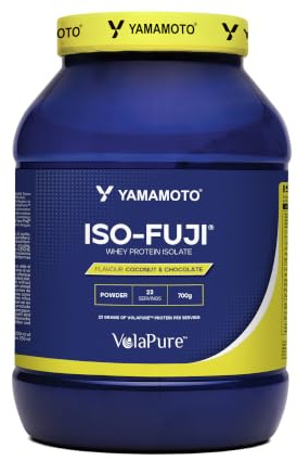 Iso-FUJI® proteine del siero di latte isolate ultrafiltrate - 700 g, Gusto Cocco e Cioccolato
