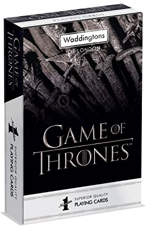Waddingtons Number 1 Game of Thrones Spielkartenspiel, Betreten Sie die Welt von Westeros und Spielen Sie mit Cersei, Tyrion Lannister, Jon Snow, Sansa und Arya Stark, Geschenk und Spielzeug für