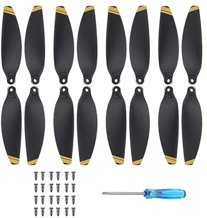 Mavic Mini Propeller, 16 Pcs Mavic Mini Propeller Ersatzklingen, Mavic Mini Zubehör für Drohne, Ersatzpropeller, geringes Gewicht, geräuscharm, stabiles Flugdrohnenzubehör