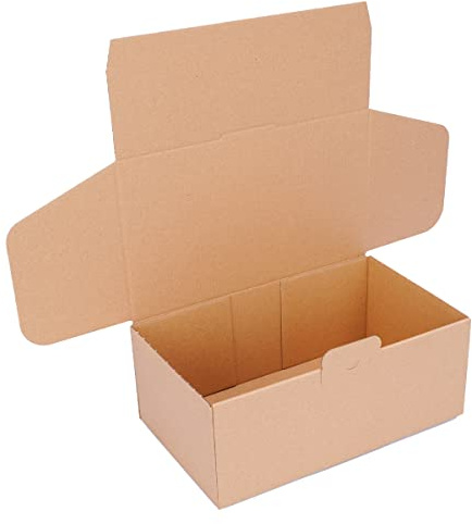förpackning vikbara lådor 250 x 150 x 100 mm brun (yttermått 258 x 158 x 105 mm) WP 30 fraktkartong DHL kartong Hermes DPD GLS förpackning (250 stycken)