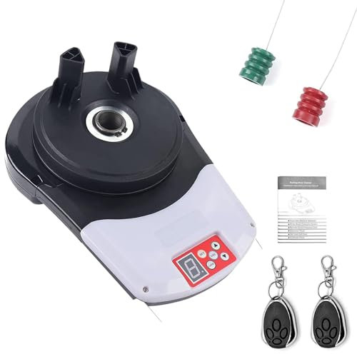 Hydravex Ouvre-Porte De Garage Intelligent, Ouvre-Porte Roulant Automatique avec TéLéCommande, Moteur IntéGré De Volet Roulant pour Garage, EntrepôT, Magasin, Grange, Ferme