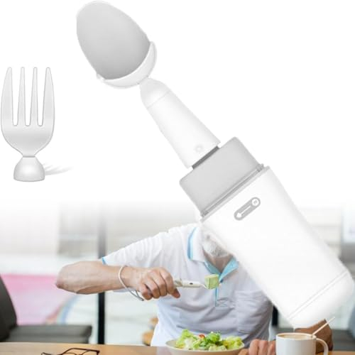 LTSRLL Cuillère à Riz, Cuillère Intelligente Anti-secousse, Aide à l'alimentation Anti-secousse Handicap, ustensiles Alimentaires adaptatifs pour Personnes handicapées et âgées