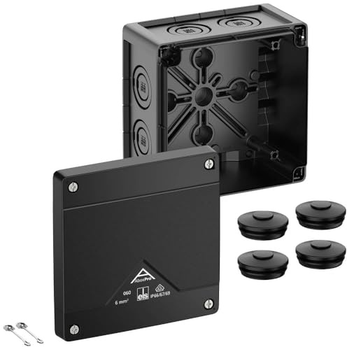 Spelsberg 40600001 Abzweigkasten (L x B x H) 127 x 127 x 75 mm Schwarz IP66, IP67, IP69 1 St.