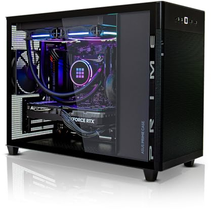 SYSTEMTREFF Mini PC de Jeu Intel Core i5-13400F 6x4.6GHz | Nvidia RTX 5060 Ti 16Go | 1To M.2 NVMe | 32Go DDR5 RAM | Windows 11 | Ordinateur de Bureau pour Les Joueurs, Les Gamers & Streamer