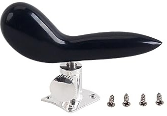 NULYLU Fagott Handhalter mit Fagottsattelstütze Ergonomisch Leicht zu Montieren Schwarz Bakelit und Metall für Bühnenzubehör