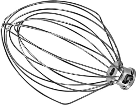 LALADEFIEE Edelstahl Schneebesen Zubehör Für Küchenmaschine K45Ww Mixer Kopf Ersatzteil Für Handmixer Und Küchengeräte 7.1X4.3X4.3 Zoll Effizient Zum Rühren Von Soßen Eiern Und Getränken