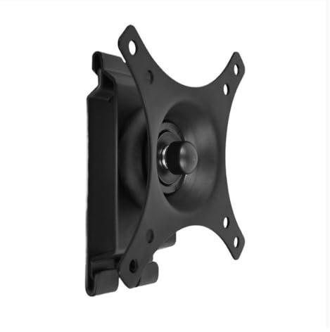 Monitor Stand for Desk Single Monitor Wall Mount Fits Most 15-27 LCD Monitor, Adjustable Steel Monitor Mount Tilt & Rotate, VESA 75x75/100x100 mm, Holds up to 29.98lbs Computer Stand