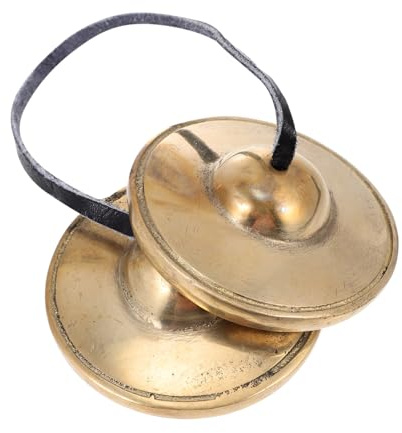 Toyvian Cymbales Tibétaines Artisanales Laiton Pour Et Religieuses Instrument De Percussion Pour Yoga Et Spirituelles