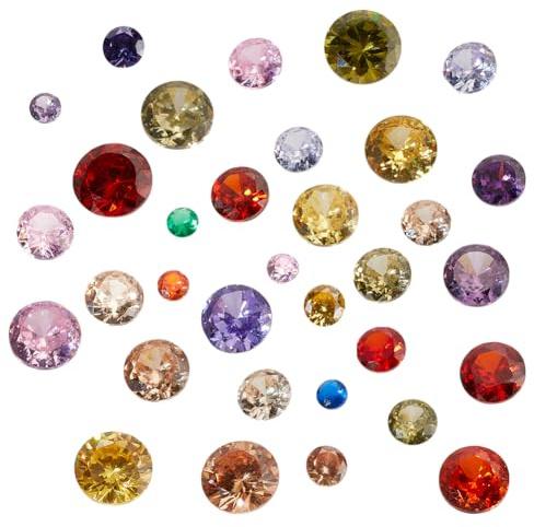 GOMAKERER Kristallklarer Zirkonia Cabochon