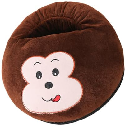 Scaldapiedi elettrico - Scaldapiedi elettrico riscaldato, comodo poggiapiedi riscaldato | Massaggiatore elettrico per piedi a forma di cartone animato, scaldapiedi antiscivolo, pantofole riscaldate pe