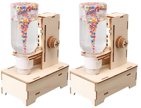 JOINPAYA 2pezzi Kit Scientifico per Tornado in Legno e Plastica Simulatore di Tornado DIY da Costruire Esperimenti Scientifici Stem per Ragazzo Ragazza e Bambine Oggetti di Scena per Fisica