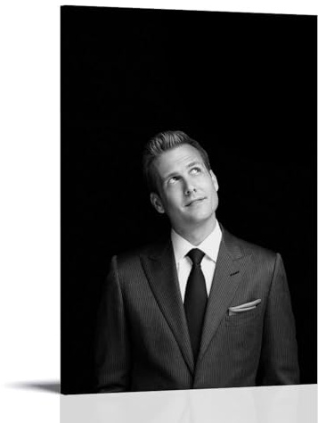 ZFHSFZ Gabriel Macht Ölgemälde, Wanddekoration, wasserdicht, für Badezimmer, Küche, Schlafsaal, abnehmbare Poster, keine Rückstände, leicht zu reinigen, 60 x 90 cm, Rahmenstil