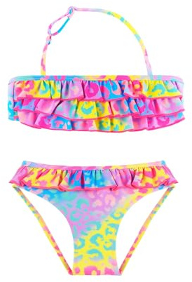 Traje de Baño para Niñas Conjunto de Bikini de Dos Piezas Sets Tankini Traje de Baño para Niñas 2-14 Años