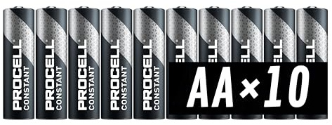 10 x Duracell AA Procell 10 piles Stilo Bulk (sans boîte)