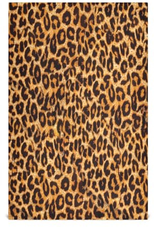 JUMBEAR Fashion Sexy Leopard Print Kitchen Dish Towel Soft Absorbent Dishcloths Reusable Hand Towel Tea Towels and Table Decoration Towels 28 x 18 Inch 4Pack