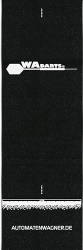 Alfombra para dardos (60 x 300 cm), color blanco y negro