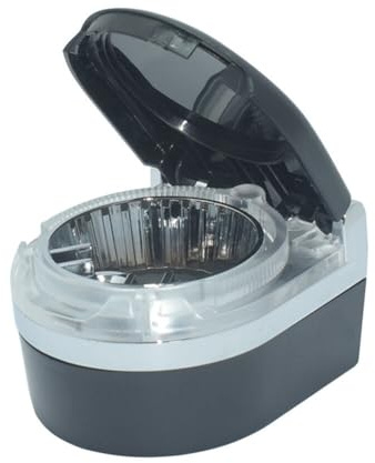 Mini Auto Aschenbecher mit Licht, LED Auto Zigarette Aschenbecher mit Deckel Fahrzeug Rauchfreien Tragbarer Auto-Aschenbecher mit LED Licht für Draußen, Haus,Büro Aufbewahrungs Getränkehalter