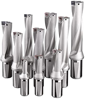 BOSUGE,Bohrer Metallbohrer Einsteckbohrer 13mm-50mm Tiefe 2/3/4/5D Indexierbarer U-Bohrer C32-D31-Wc06 4D (Color : C32-d37-wc06, Size : 2D)