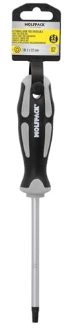 WOLFPACK LINEA PROFESIONAL Torx-skruvmejsel stål S2 handtag TPR Bimaterial T40 Ø 8,0 x 125 mm