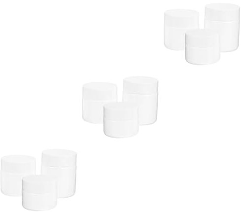 Ipetboom 9pièces Pots Cosmétiques De Voyage Avec Couvercles Contenants Pour Et Lait Hydratant Boîtes Plastique Pour Maquillage Et Soins Peau