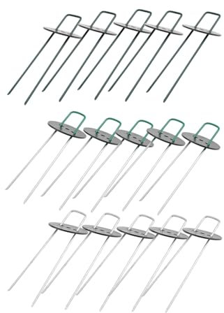 SEWOART Piquets De Sol Artificiels 30 Pièces Clous en U Clous De Fixation De Jardin Support Stable pour Gazon