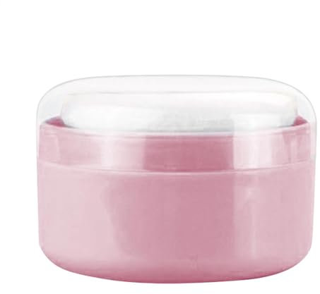 Körperpuderquaste und Behälter | -Bad-Staubbox – Baby-Körper-Kosmetik-Puderquaste und Behälter für Zuhause und Reisen