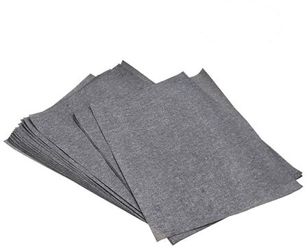 CIMAXIC 25blätter Kohlepapier Transferpapier Transparentpapier Beutel Graphit-kohlepapier Malkohlepapier Mit Kohlebeschichtung