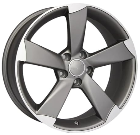 Spin Casting Alloy Wheel Rims 18 19 20 21 22 Inch Gloss Black 5x112 - Compatible with Q3 Q5 Q7 A8 A6 A4L A3(STYLE1_19IN.)
